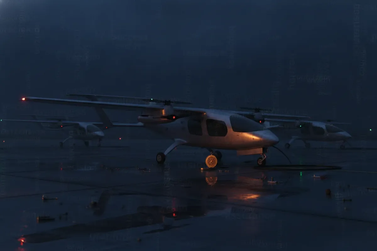Illustration for: Autonomous Air Taxi Test Fleet Doubles as Wisk Eyes FAA Cert