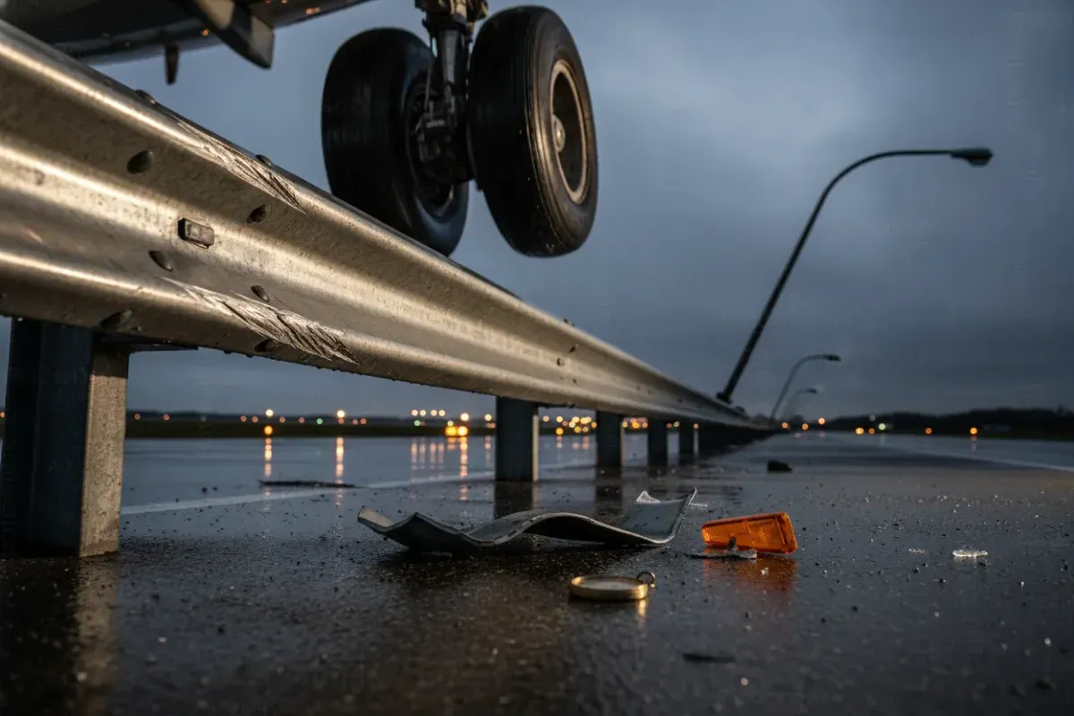 Low Approach at Newark: 767 Strikes Objects Near Runway 29